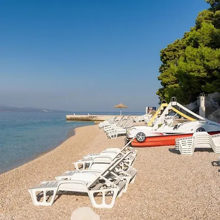 Villa Luxury Seafront Pride With Private Heated Pool At The In - Baska Voda *