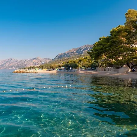 Villa Luxury Seafront Pride With Private Heated Pool At The In - Baska Voda *