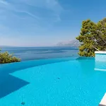 Luxury Seafront Villa Brela Pride With Heated Pool Brela