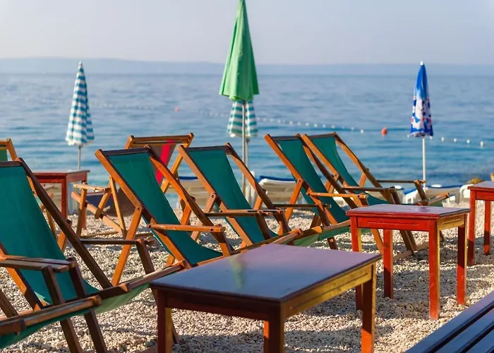 Luxury Seafront Villa Brela Pride With Heated Pool