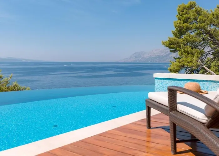 Luxury Seafront Villa Brela Pride With Heated Pool *