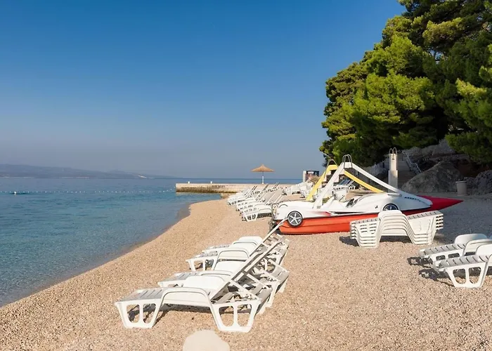 فيلة Luxury Seafront Villa Brela Pride With Heated Pool *